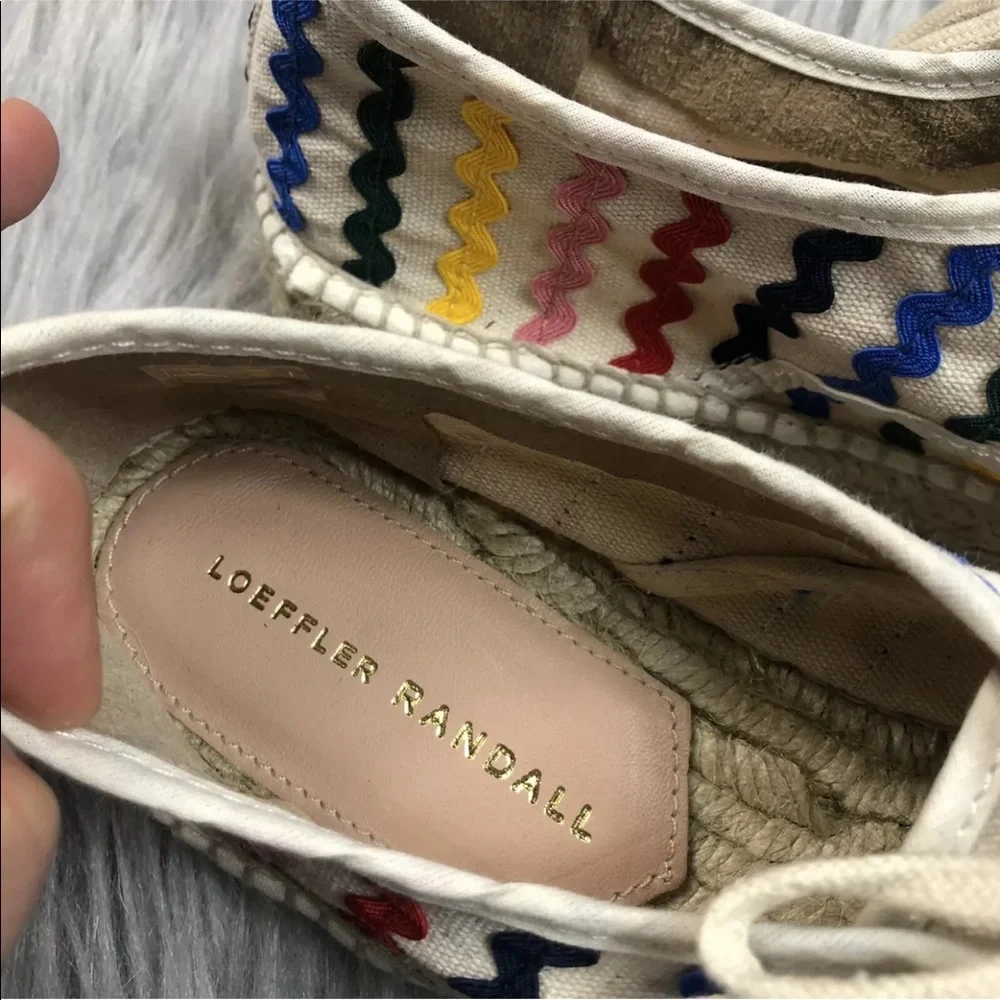Loeffler Randall Alfie Espadrille Rainbow Sneakers